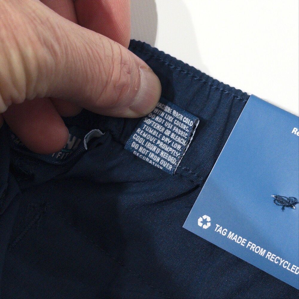 NWT $48 Reel Legends Convertible Pants Navy Blue Men Size M (32-34) 30" Inseam - Picture 6 of 7